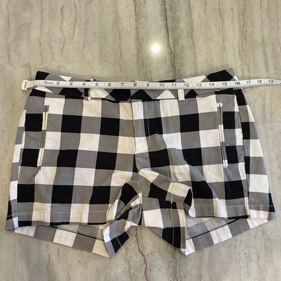 A.n.a a new approach Buffalo plaid twill shorts 10 - Picture 3 of 8